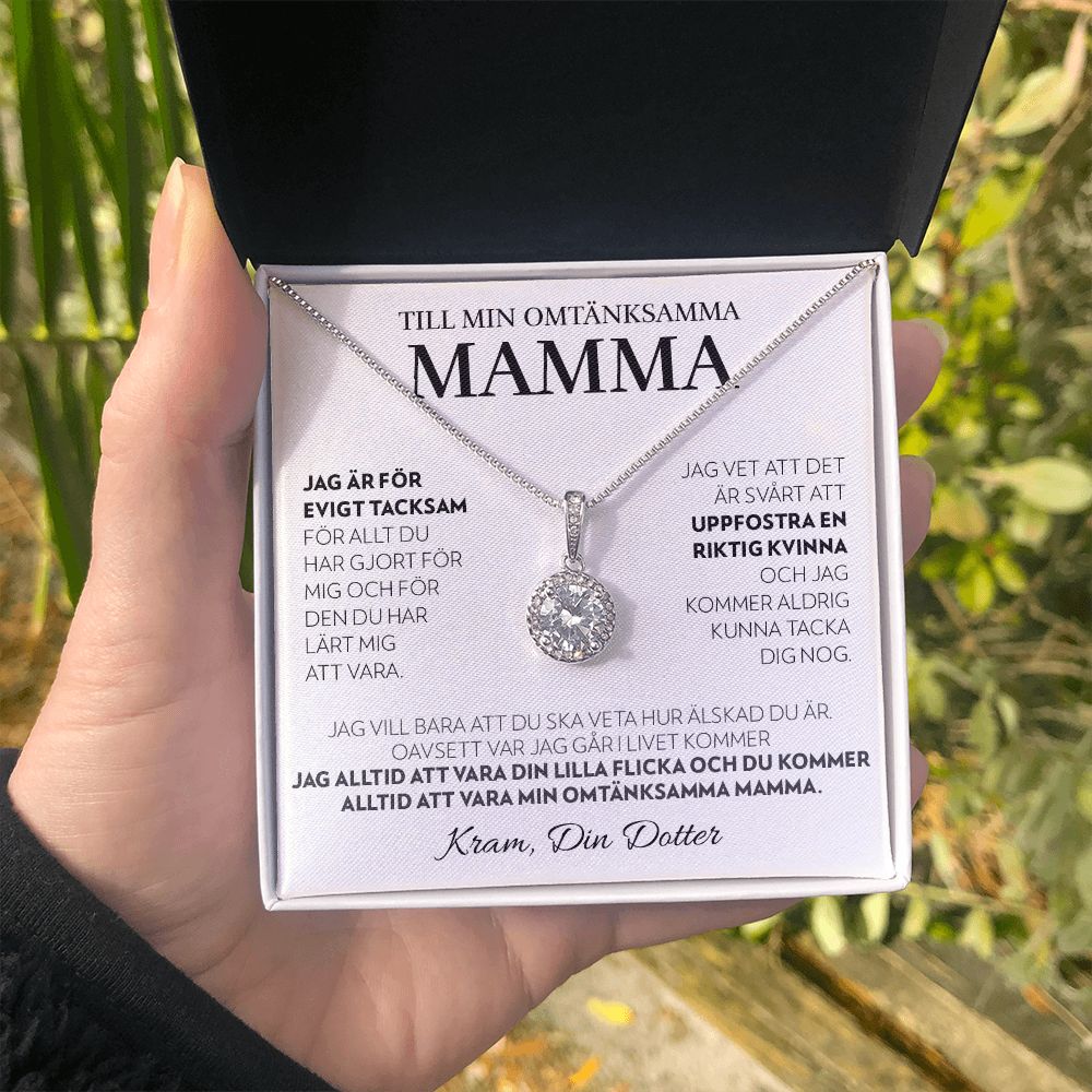 Till Min Mamma (Från Dotter) - Alltid (Vit) - Halsband Eternal Hope