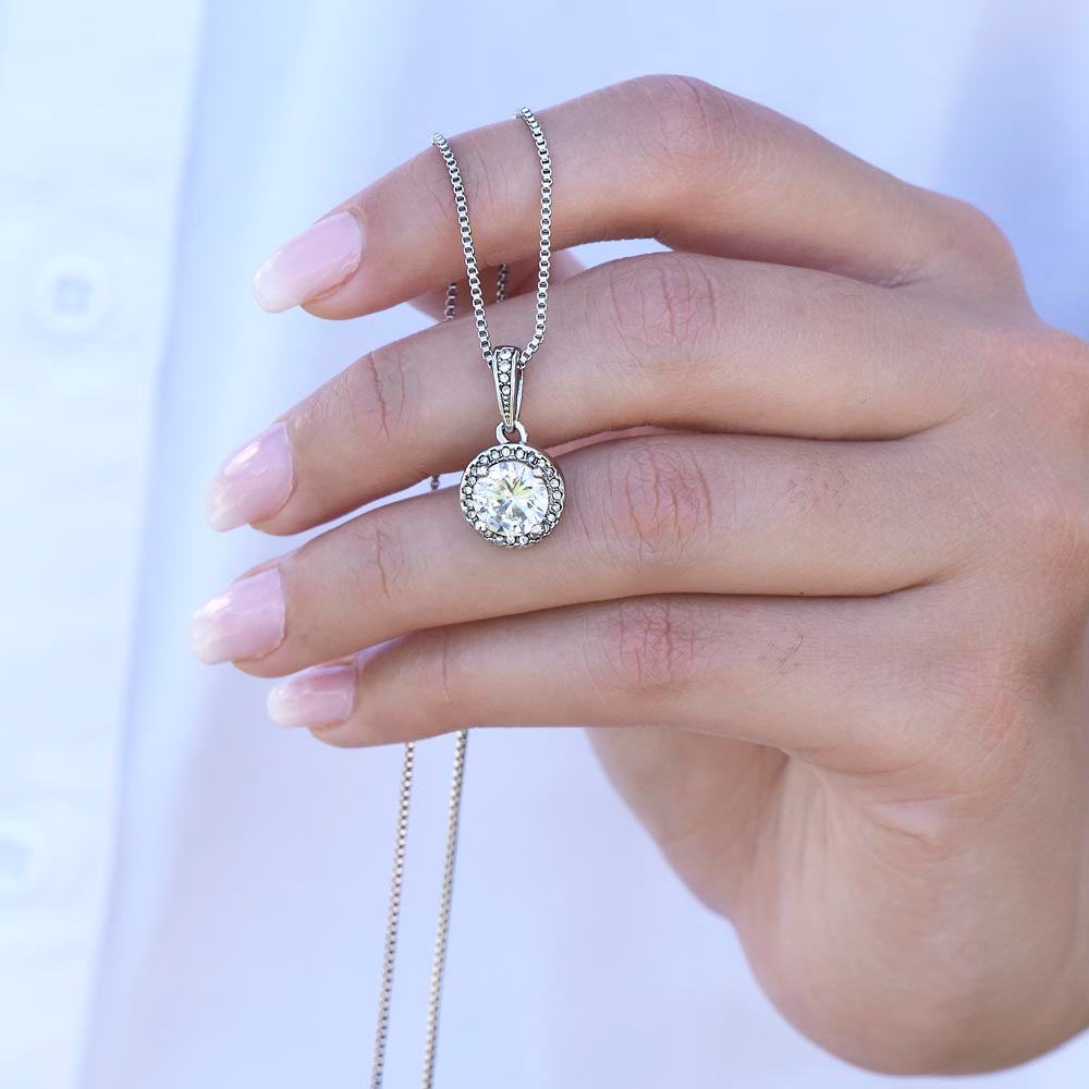Till Min Mamma (Från Dotter) - Alltid (Vit) - Halsband Eternal Hope