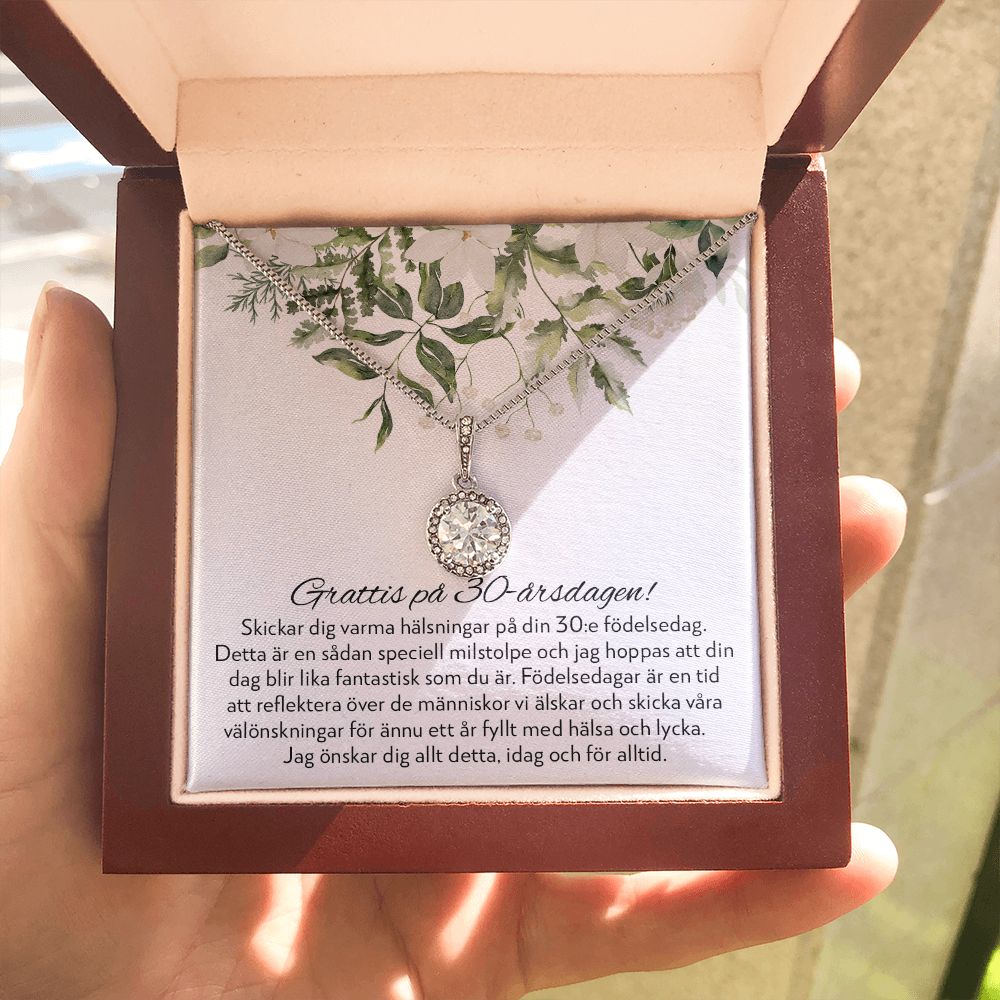 Grattis på 30-årsdagen - 30-årspresent Till Kvinna - Halsband Eternal Hope