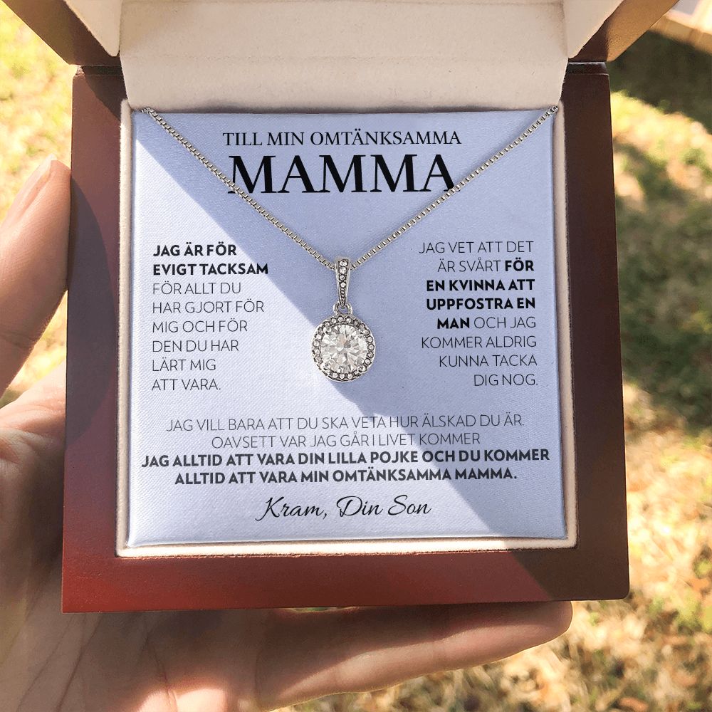 Till Min Mamma (Från Son) - Alltid (Vit) - Halsband Eternal Hope