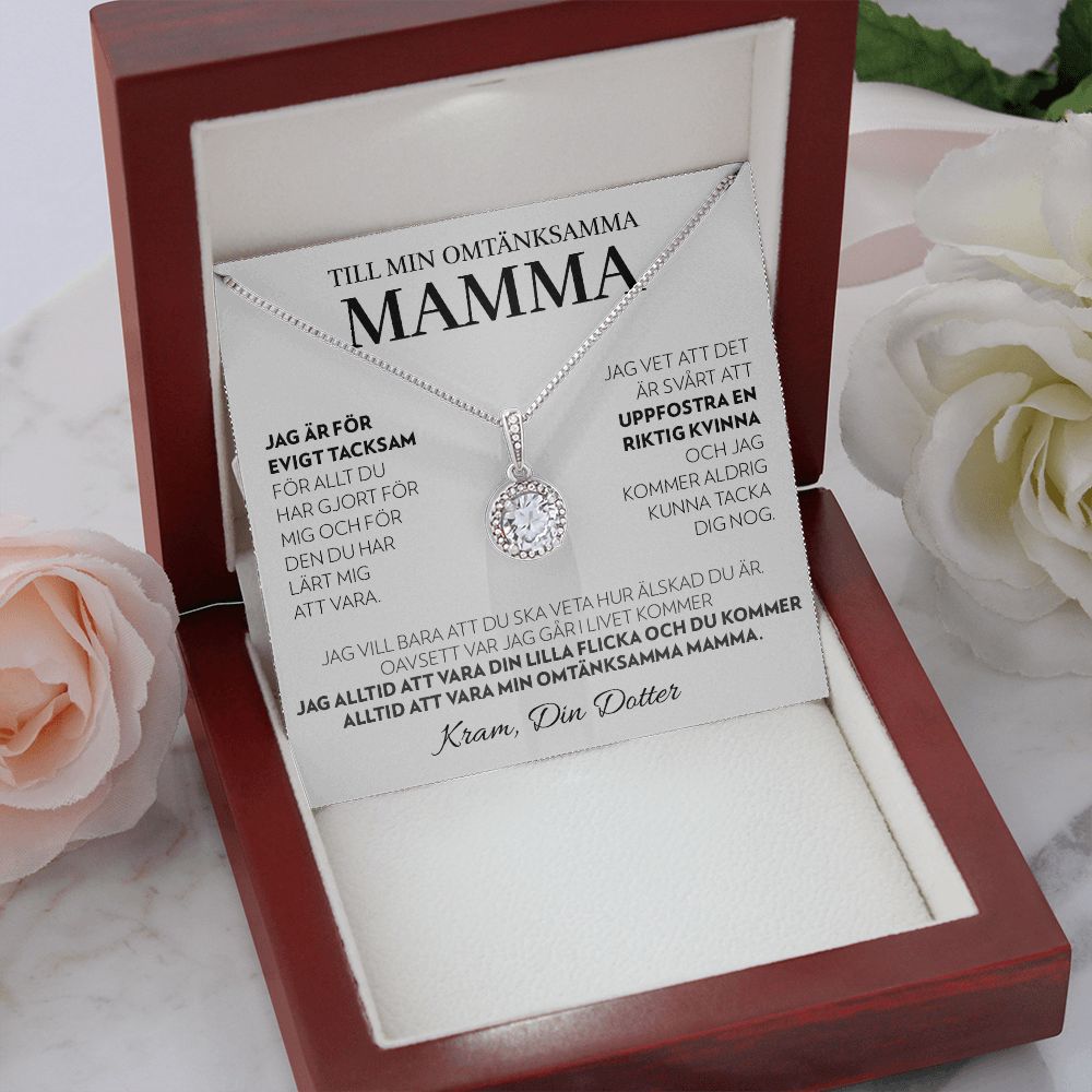 Till Min Mamma (Från Dotter) - Alltid (Vit) - Halsband Eternal Hope