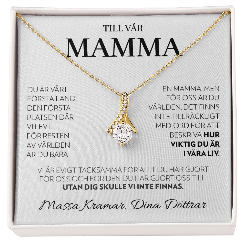 Till Min Mamma (Från Döttrar) - Första Land (Vit) - Halsband Alluring Beauty