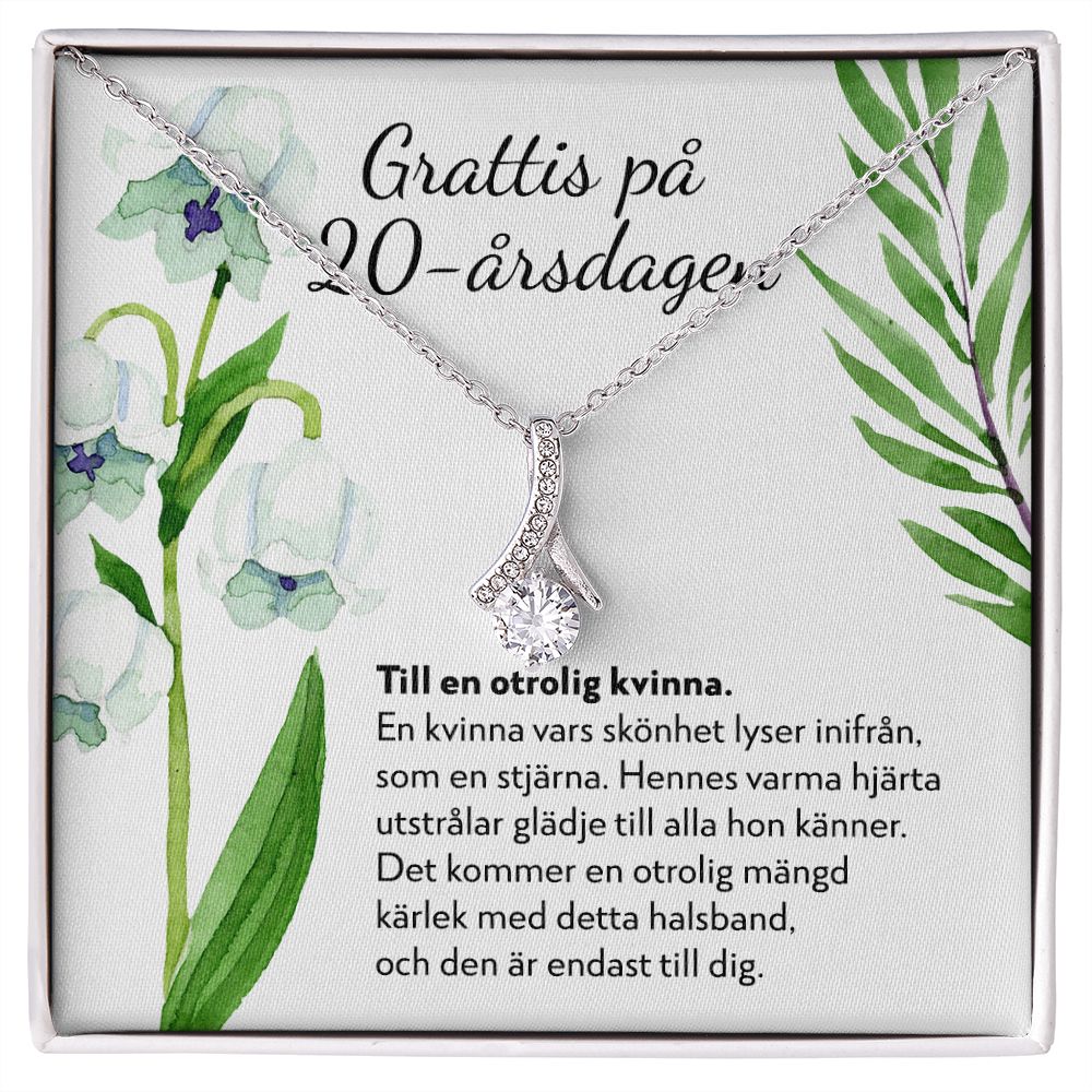 Grattis på 20-årsdagen - 20-årspresent Till Kvinna - Halsband Alluring Beauty