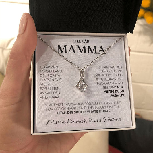 Till Min Mamma (Från Döttrar) - Första Land (Vit) - Halsband Alluring Beauty