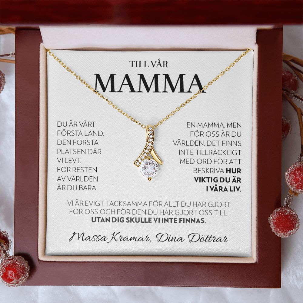 Till Min Mamma (Från Döttrar) - Första Land (Vit) - Halsband Alluring Beauty