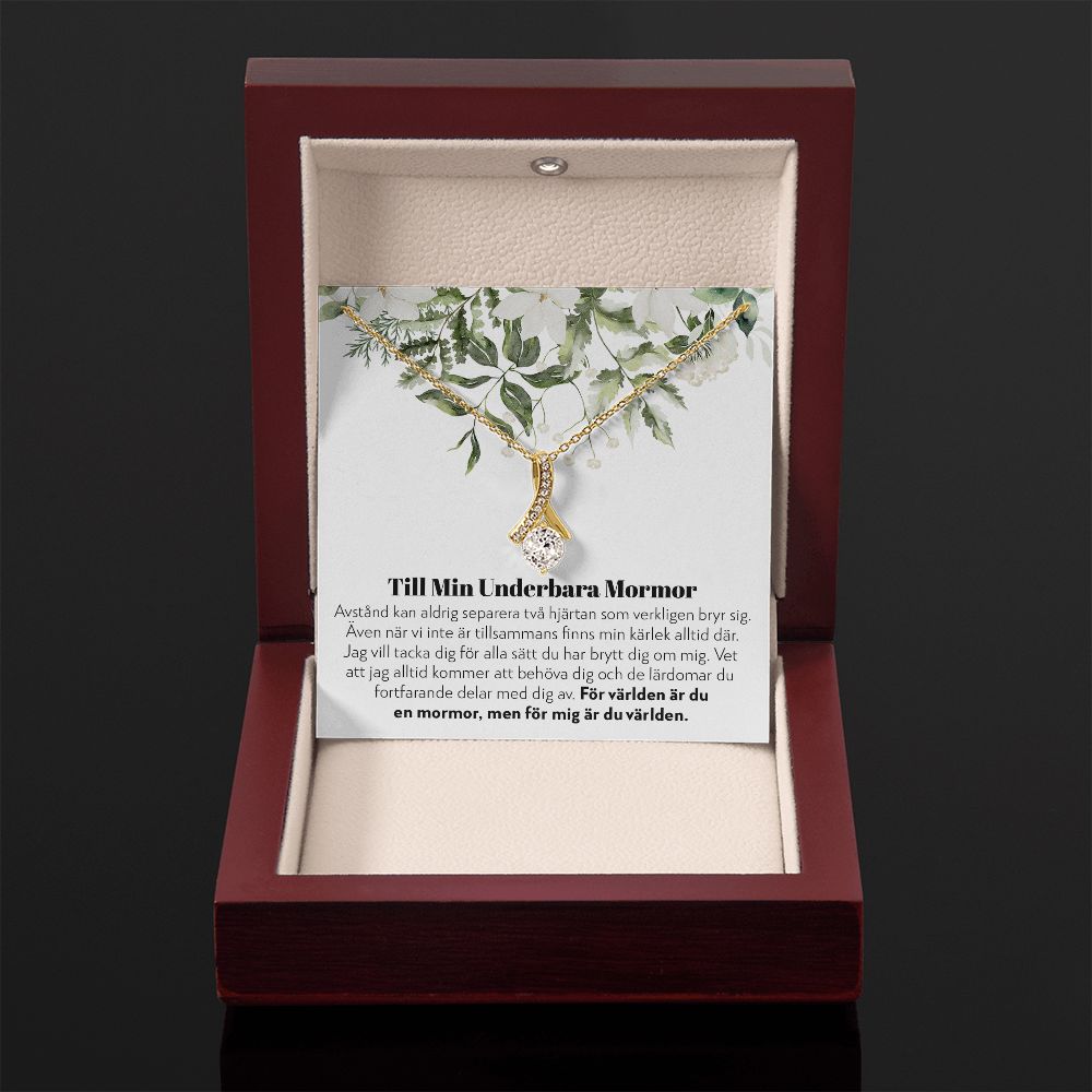 Till Min Underbara Mormor - Aldrig Separerade - Halsband Alluring Beauty