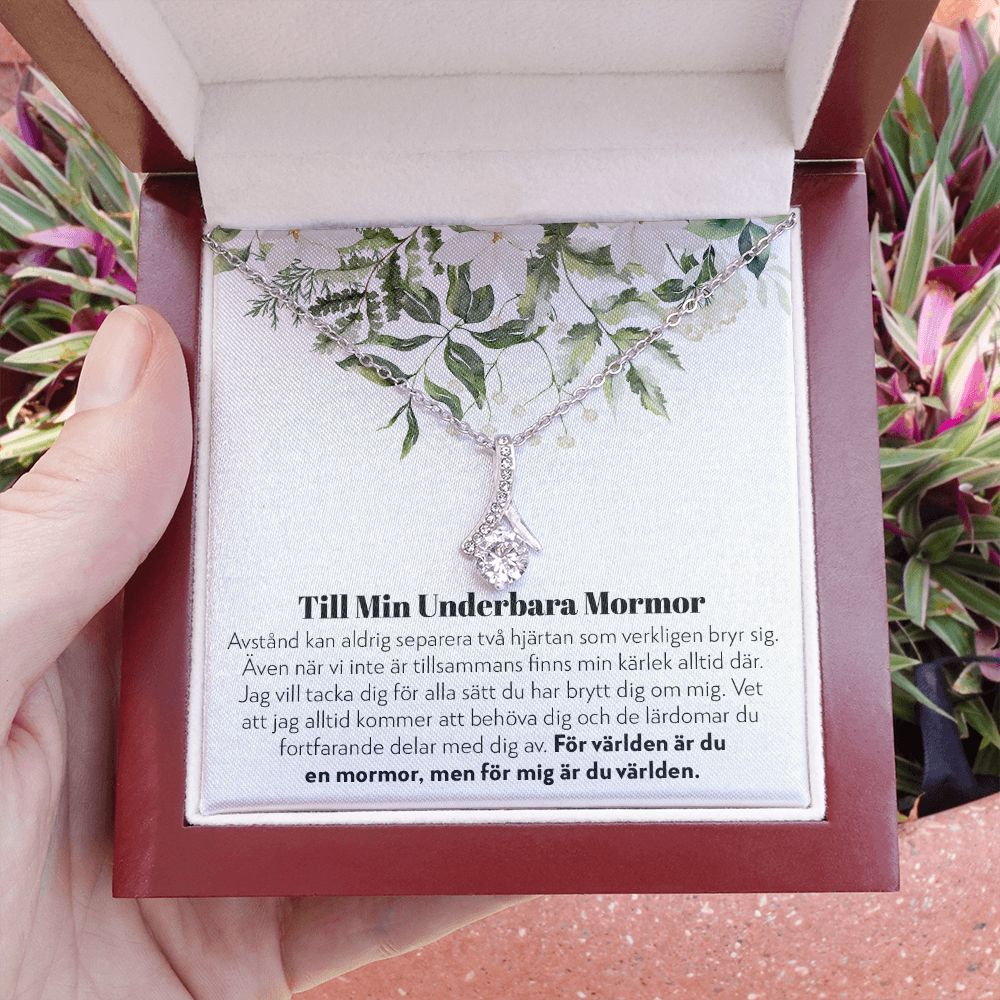 Till Min Underbara Mormor - Aldrig Separerade - Halsband Alluring Beauty