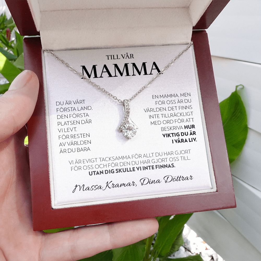 Till Min Mamma (Från Döttrar) - Första Land (Vit) - Halsband Alluring Beauty