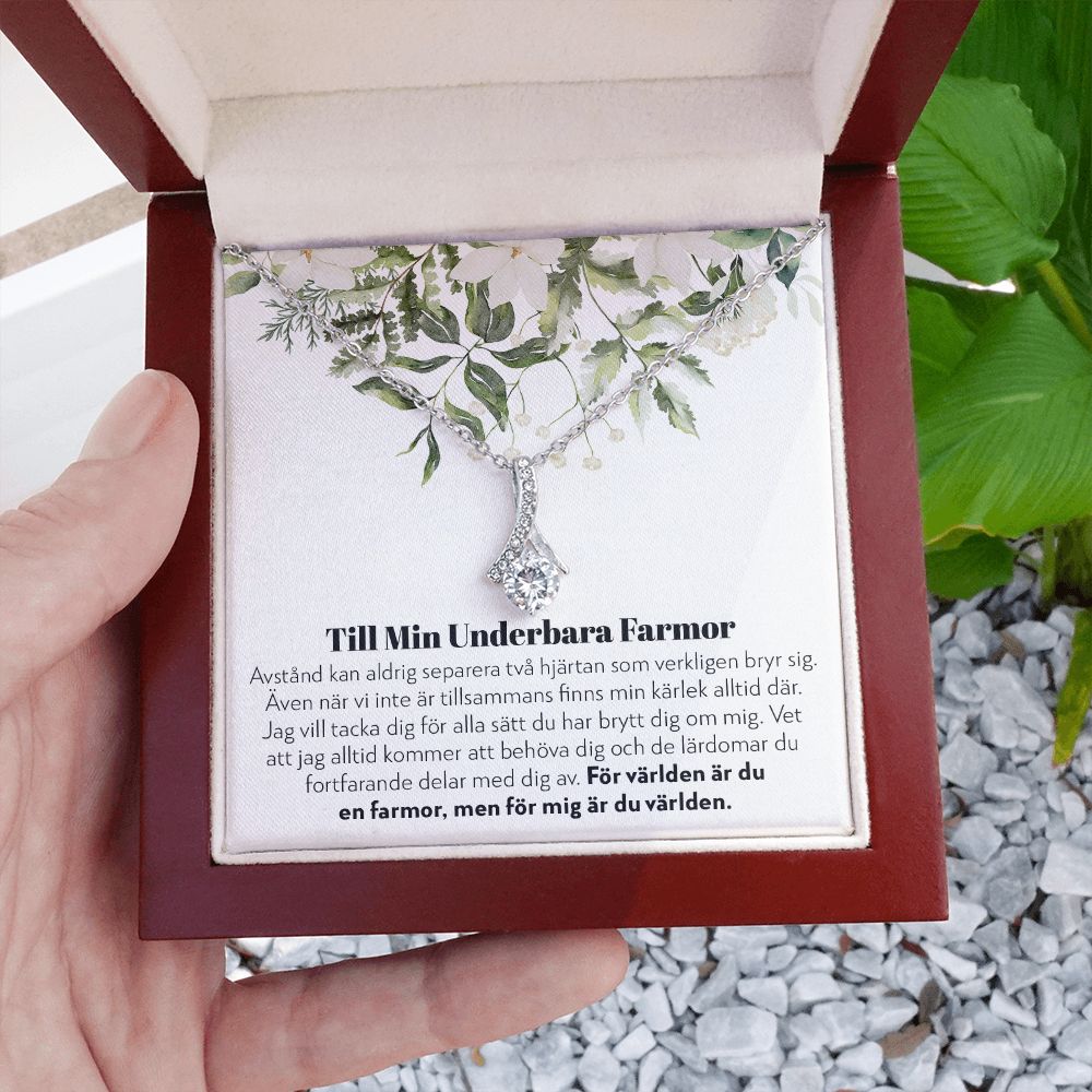 Till Min Underbara Farmor - Aldrig Separerade - Halsband Alluring Beauty