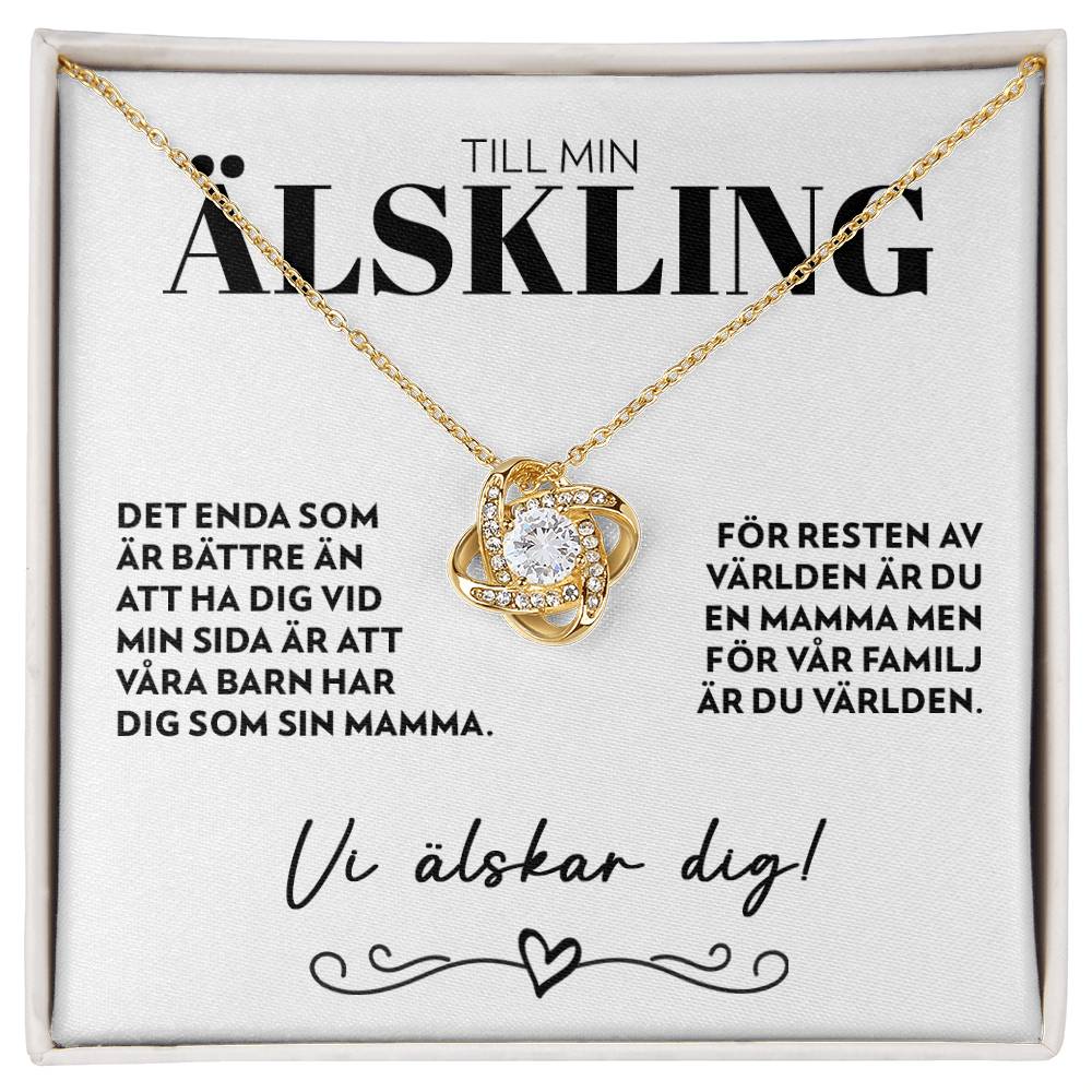 Till Min Älskling - Det Enda Som Är Bättre - Halsband Kärleksknop