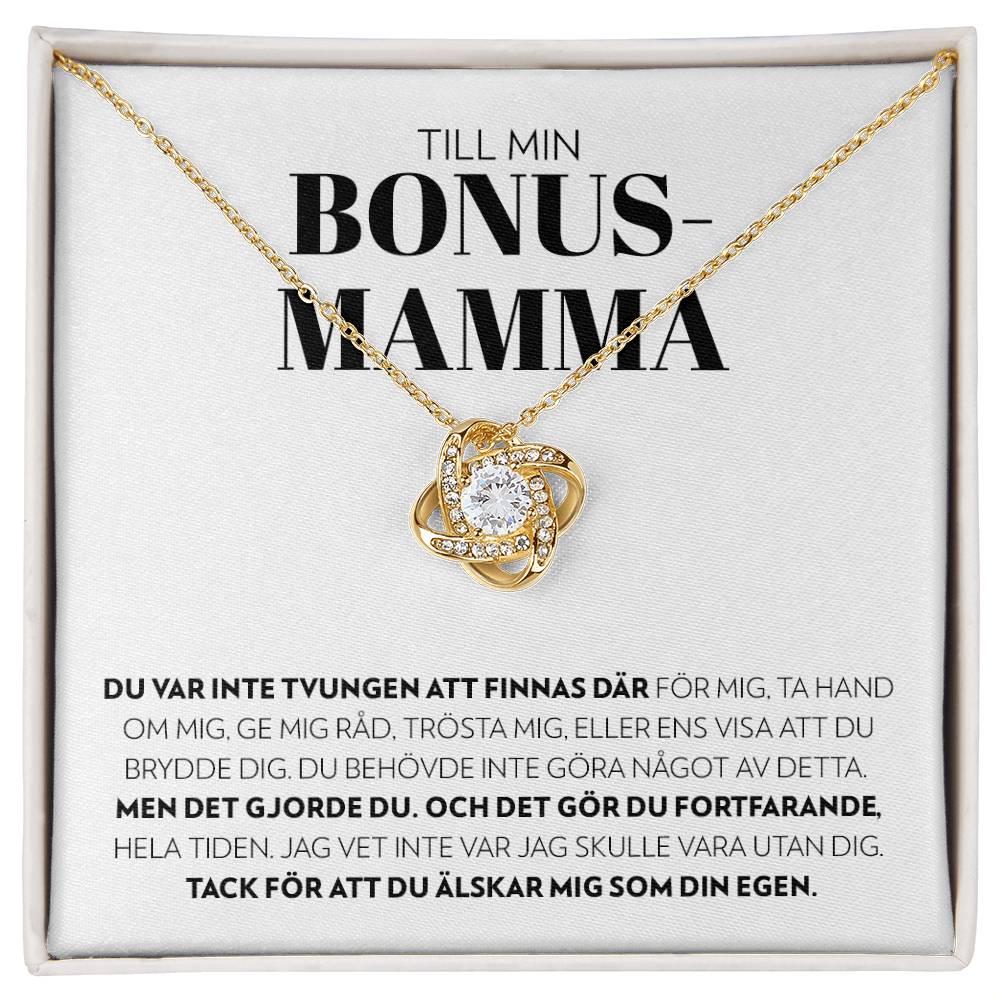 Till Min Bonusmamma - Inte Tvungen - Halsband Kärleksknop