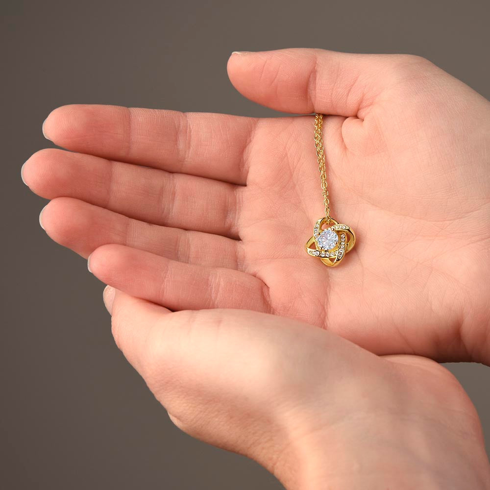 Till Min Syster - Oavsett Vad - Halsband Kärleksknop