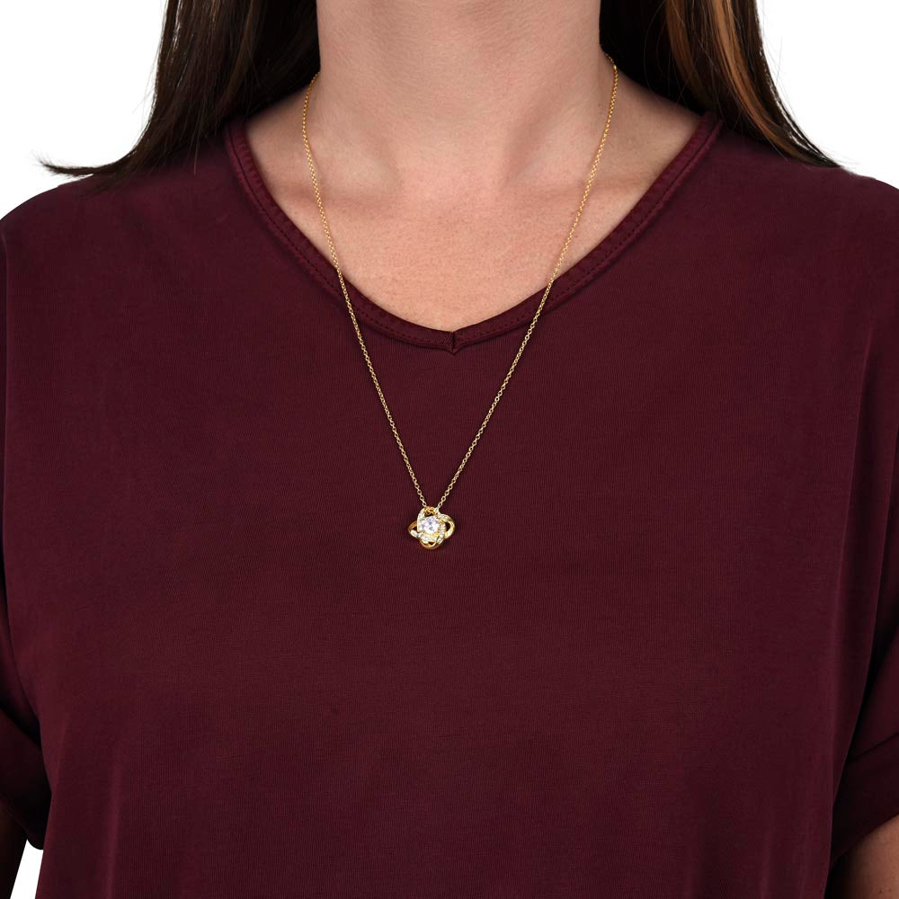 Till Min Underbara Mormor - Aldrig Separerade - Halsband Kärleksknop