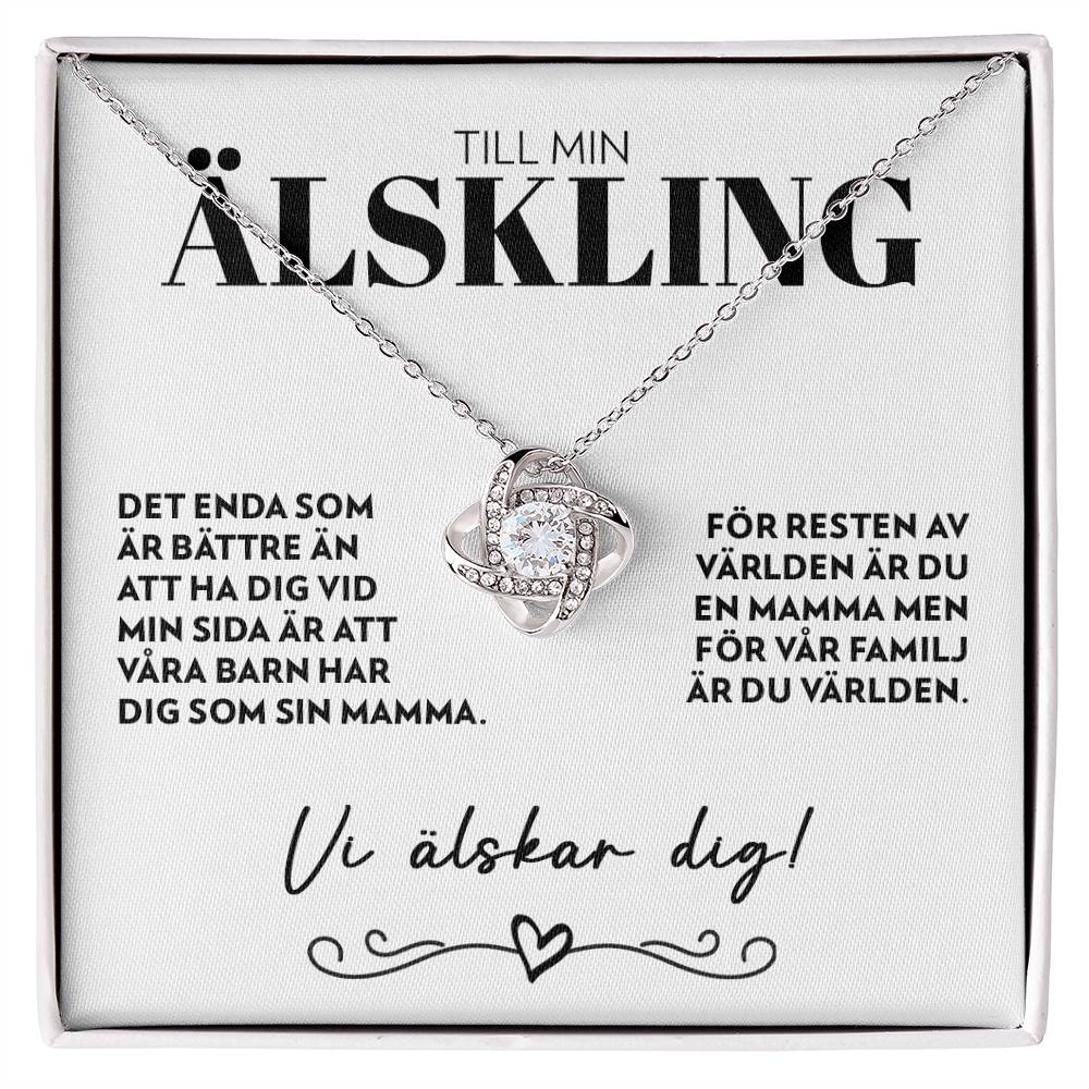 Till Min Älskling - Det Enda Som Är Bättre - Halsband Kärleksknop