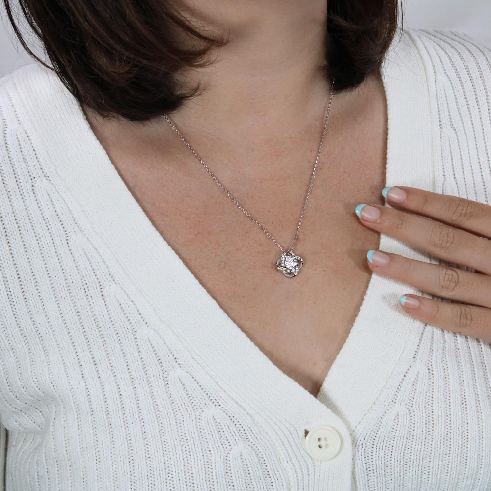 Till Min Fru - Vad Jag Lever För - Halsband Kärleksknop