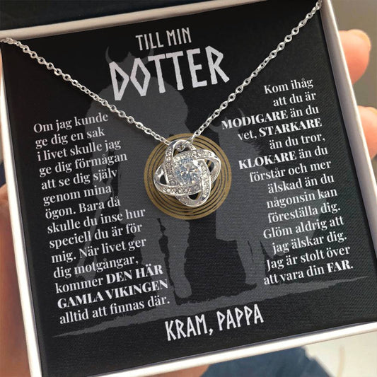 Till Min Dotter (Från Pappa) - Den Här Gamla Vikingen - Halsband Kärleksknop