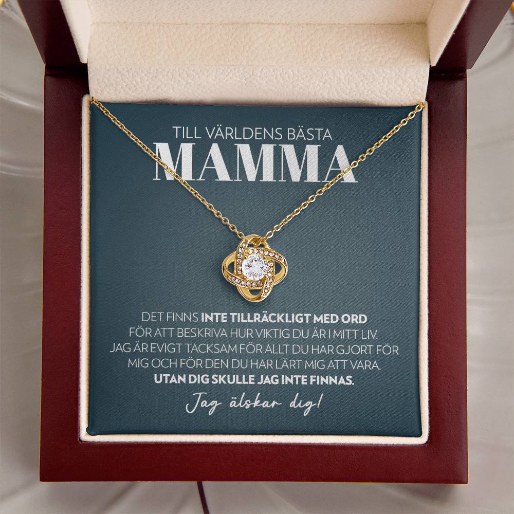 Mamma - Inte Tillräckligt Med Ord - Halsband Kärleksknop