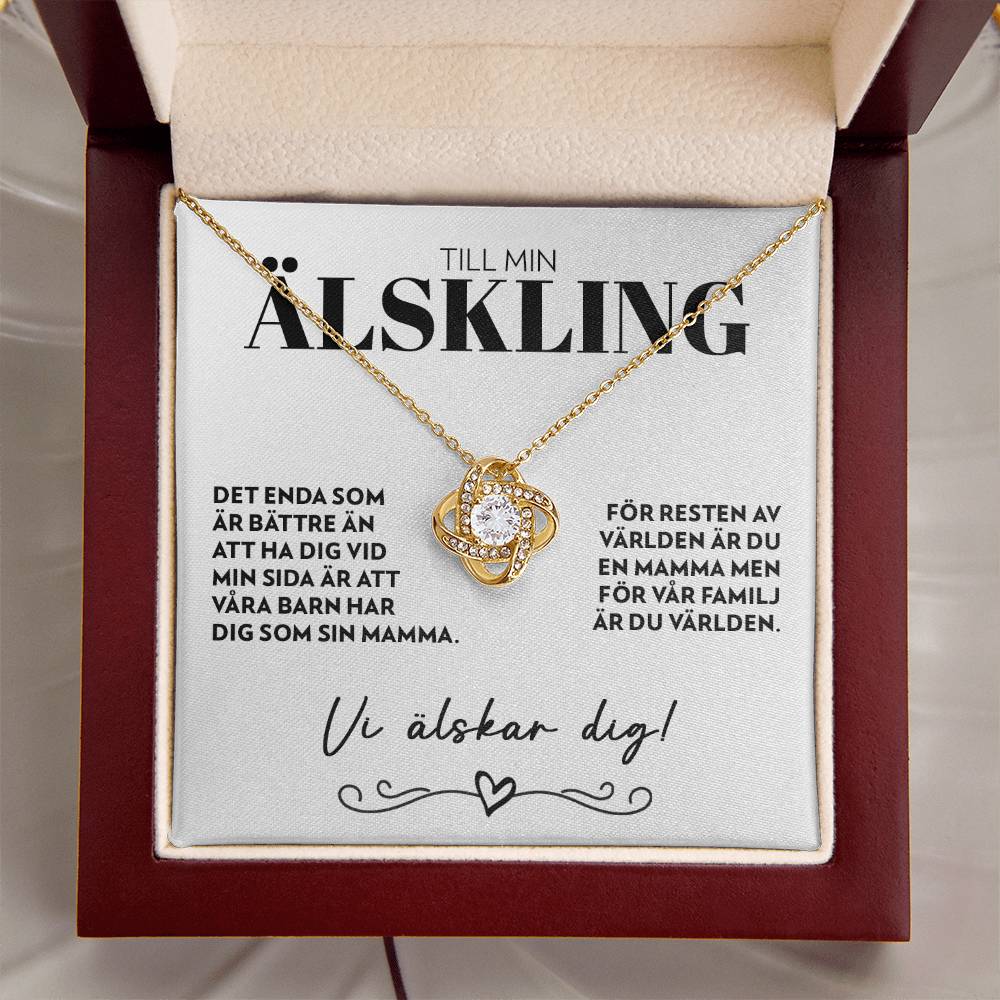 Till Min Älskling - Det Enda Som Är Bättre - Halsband Kärleksknop