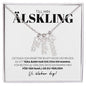 Älskling - Det Enda Som Är Bättre - Namnhalsband (Vertikalt)