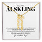 Älskling - Det Enda Som Är Bättre - Namnhalsband (Vertikalt)