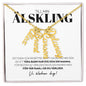 Älskling - Det Enda Som Är Bättre - Namnhalsband (Vertikalt)