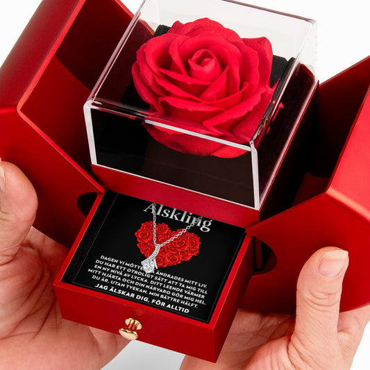 Dagen Vi Möttes - Halsband Alluring Beauty med Rosask
