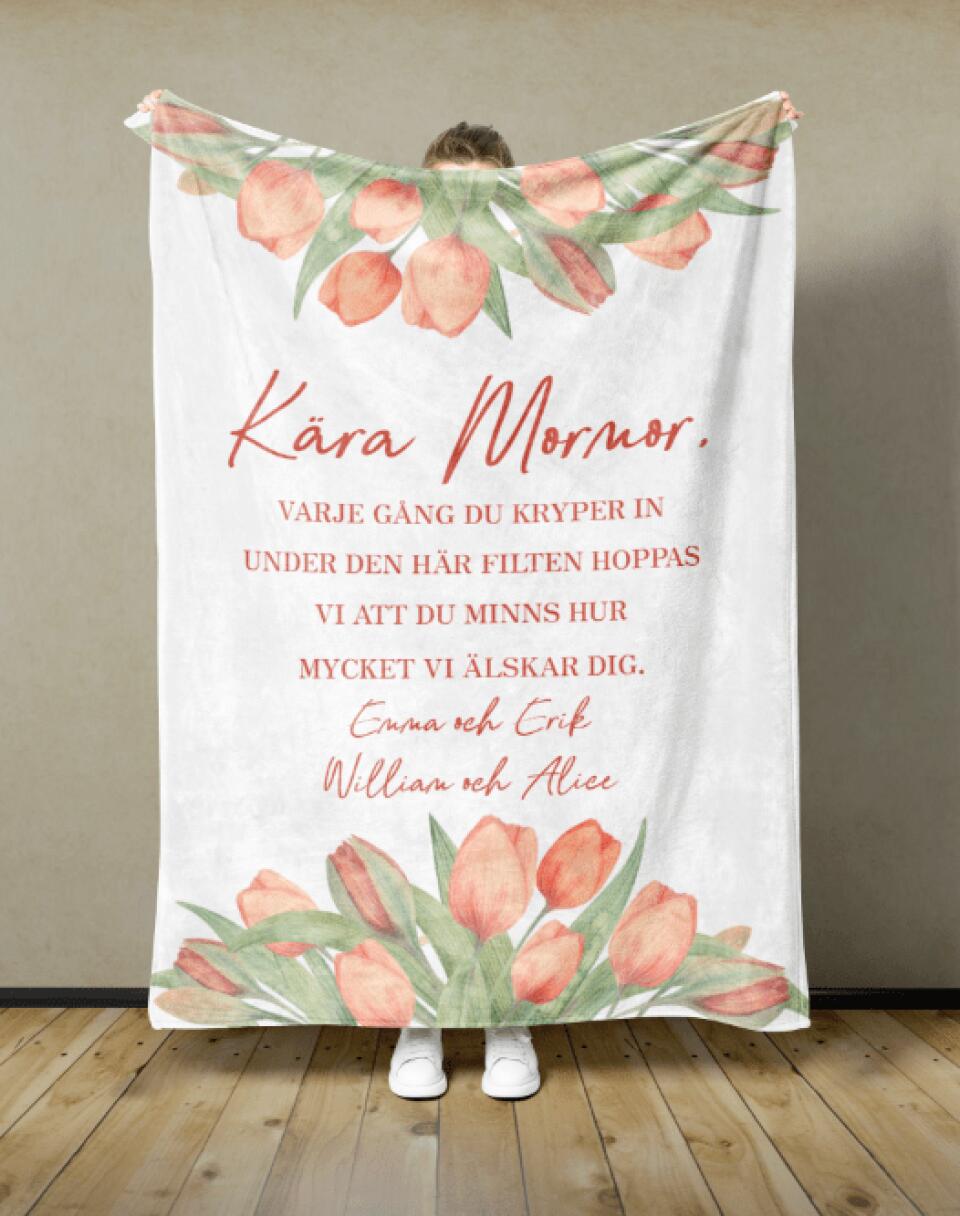 Varje Gång - Personlig Filt (Kära Farmor/Mormor)