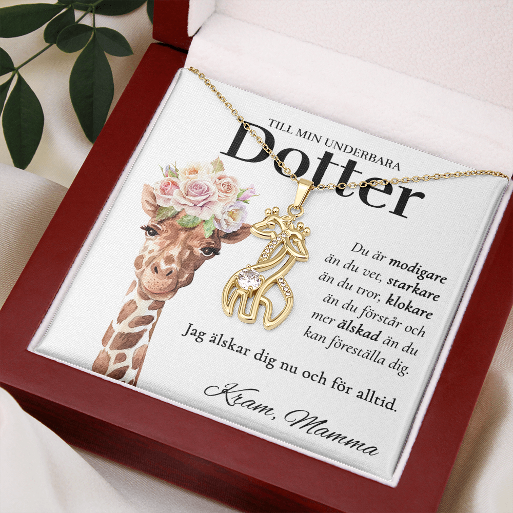 Till min underbara dotter - Modigare - Halsband