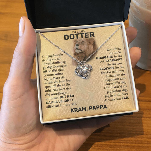 Till Min Dotter (Från Pappa) - Det Här Gamla Lejonet - Halsband Kärleksknop
