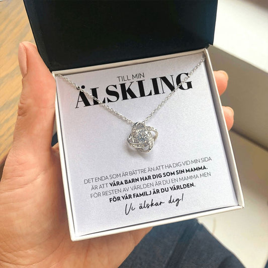 Till Min Älskling - Det Enda Som Är Bättre - Halsband Kärleksknop