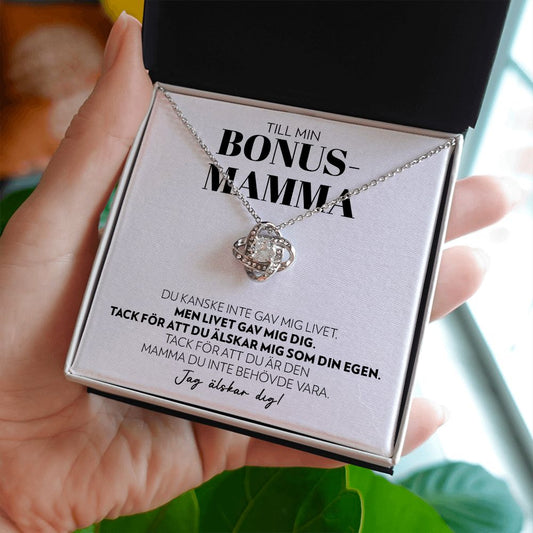 Till Min Bonusmamma - Som Din Egen - Halsband Kärleksknop