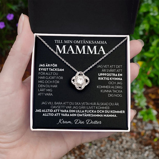 Till Min Mamma (Från Dotter) - Alltid - Halsband Kärleksknop