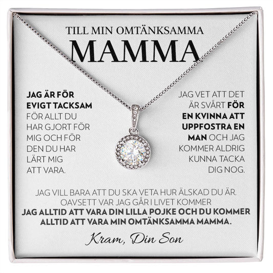 Till Min Mamma (Från Son) - Alltid (Vit) - Halsband Eternal Hope