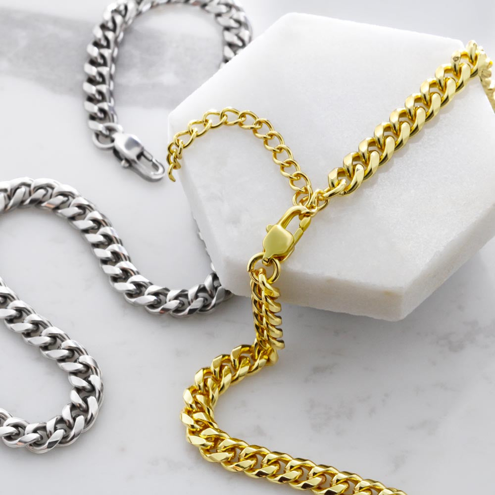 Till Mitt Barnbarn - Fortsätt Vara Stark - Halsband Pansarkedja