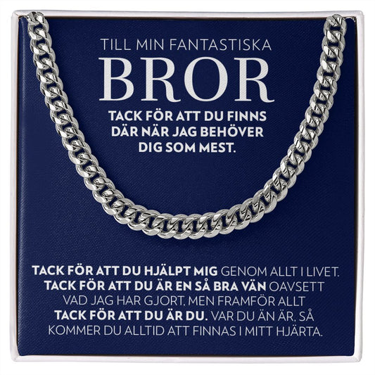 Till Min Bror - Tack - Halsband Pansarkedja