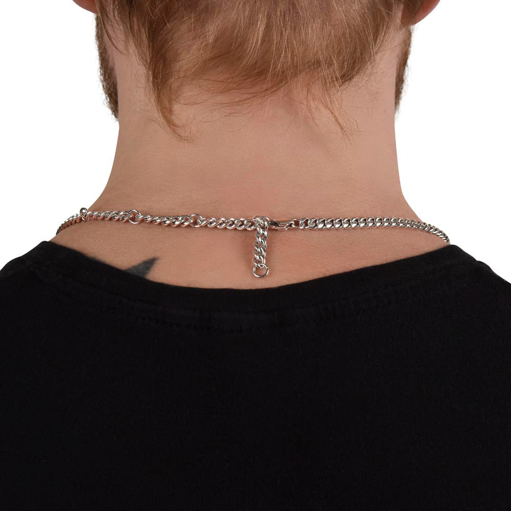 Till Mitt Barnbarn - Fortsätt Vara Stark - Halsband Pansarkedja