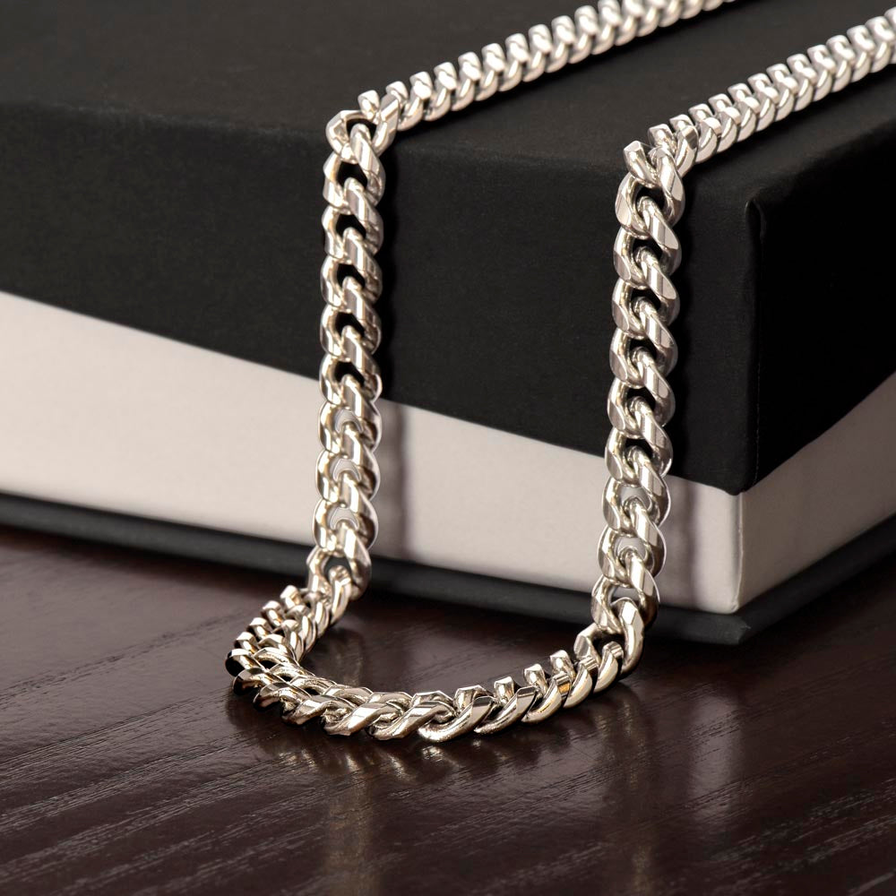 Till Min Son - Jag Stängde Mina Ögon (från Mamma) - Halsband Pansarkedja