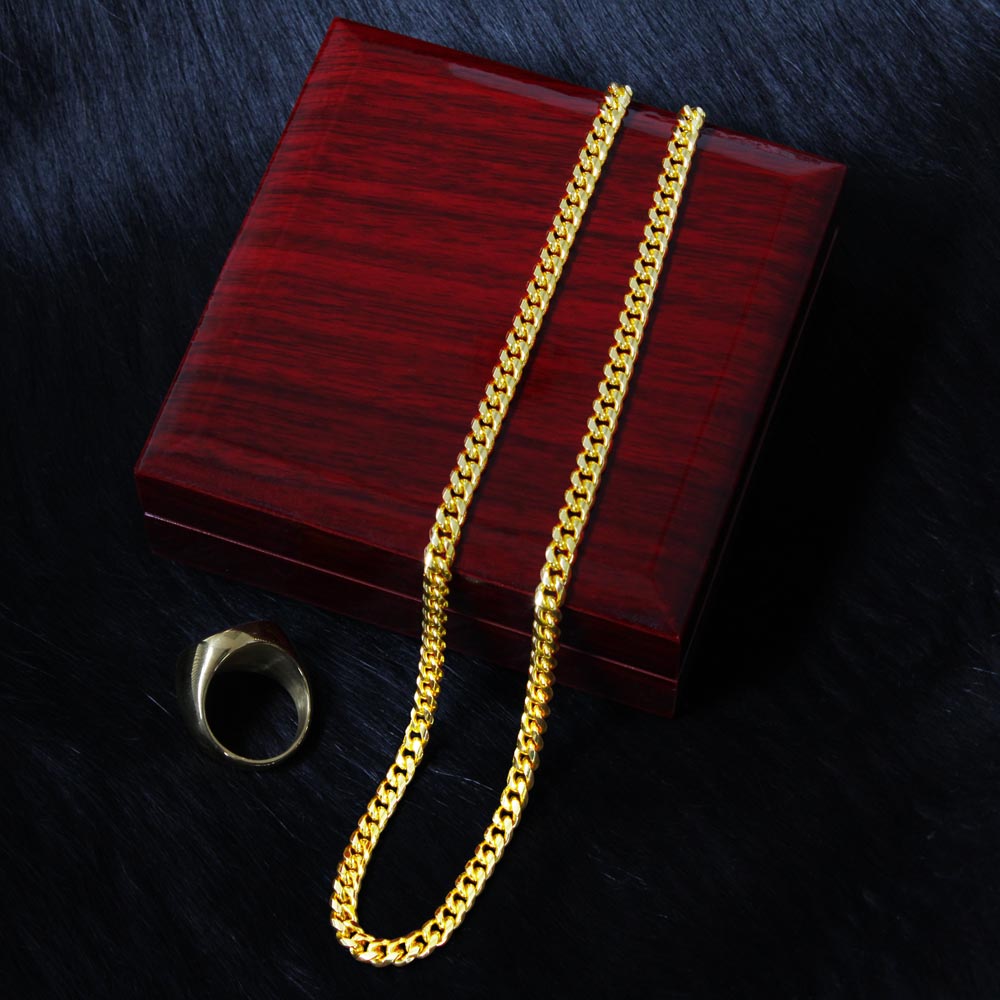 Till Mitt Barnbarn - Fortsätt Vara Stark - Halsband Pansarkedja