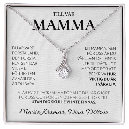 Till Min Mamma (Från Döttrar) - Första Land (Vit) - Halsband Alluring Beauty