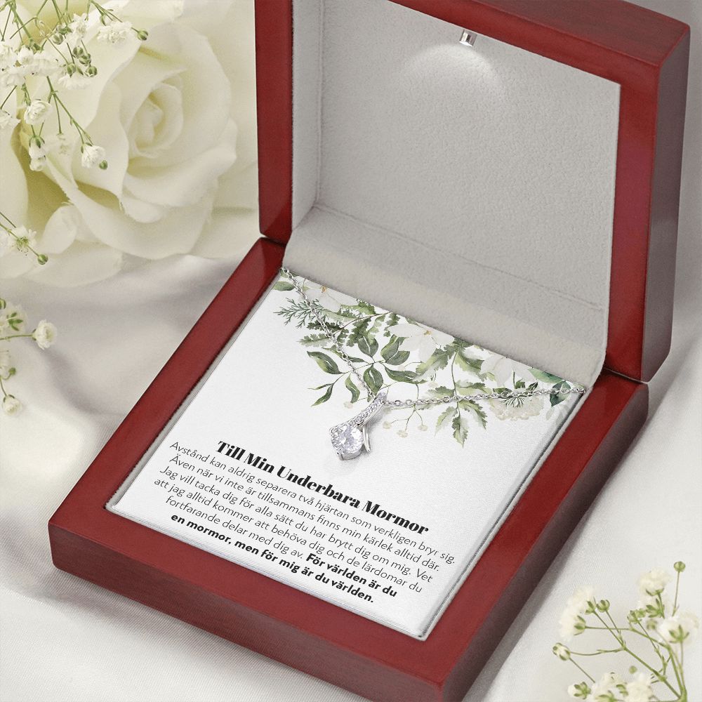 Till Min Underbara Mormor - Aldrig Separerade - Halsband Alluring Beauty
