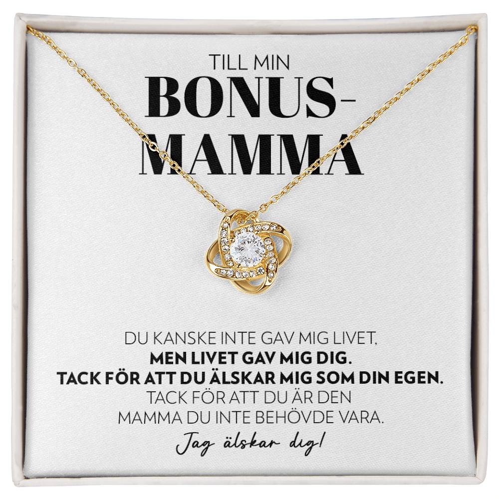 Till Min Bonusmamma - Som Din Egen - Halsband Kärleksknop