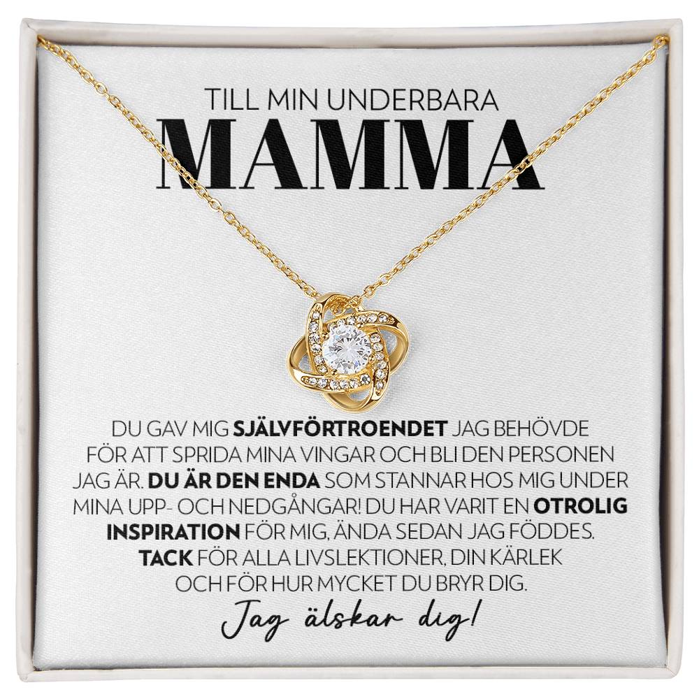 Till Min Underbara Mamma - Den Enda - Halsband Kärleksknop