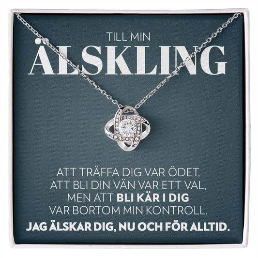 Till Min Älskling - Ödet - Halsband Kärleksknop