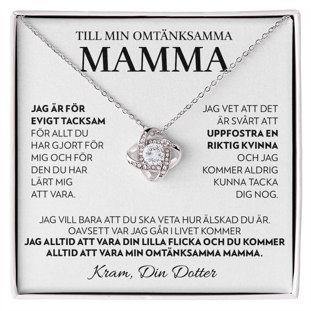 Till Min Mamma (Från Dotter) - Alltid - Halsband Kärleksknop