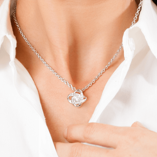 Till Min Mamma (Från Dotter) - Alltid - Halsband Kärleksknop