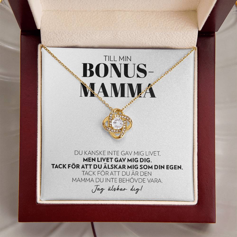 Till Min Bonusmamma - Som Din Egen - Halsband Kärleksknop