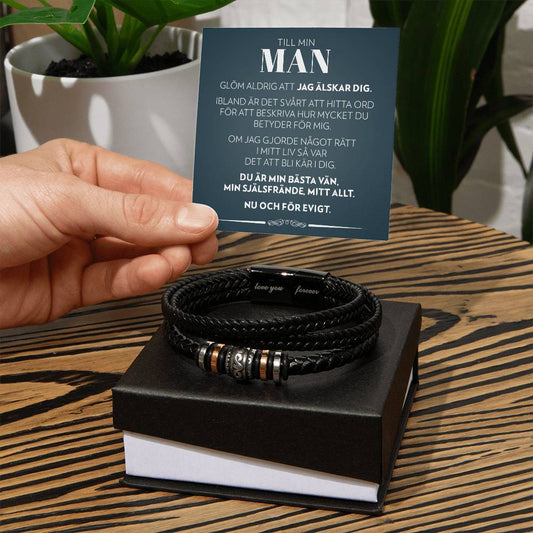 Till Min Man - Nu Och För Alltid - Herrarmband