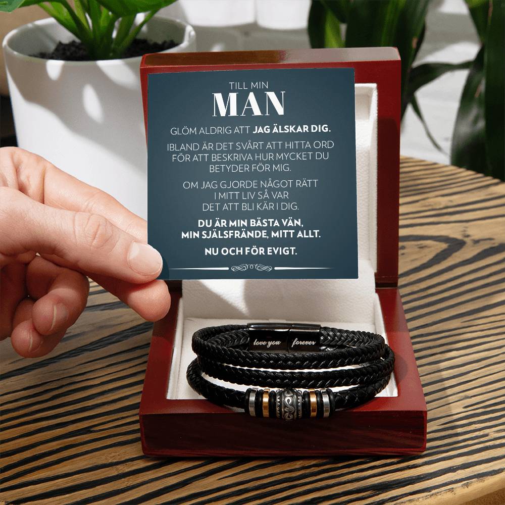 Till Min Man - Nu Och För Alltid - Herrarmband