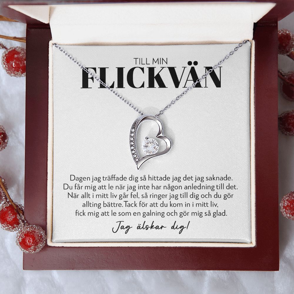 Till Min Flickvän - Gör Mig Så Glad - Halsband Forever Love
