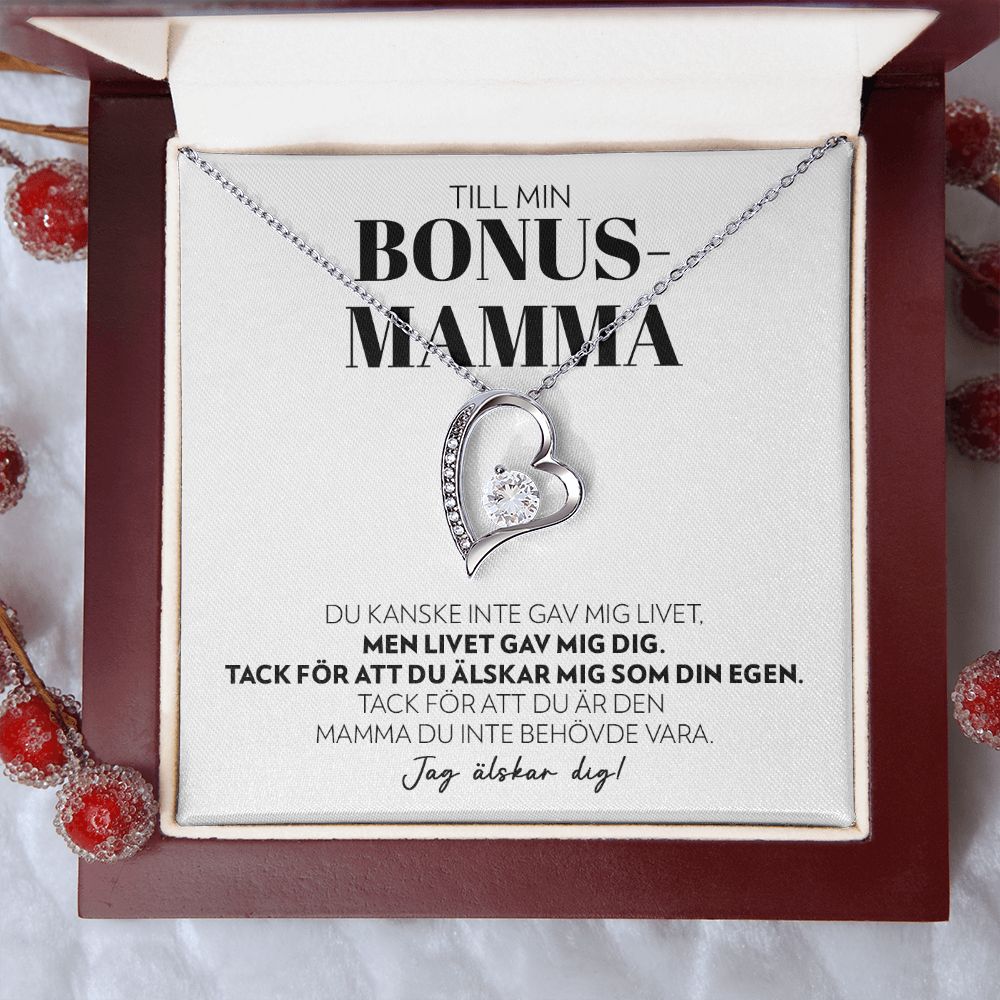 Till Min Bonusmamma - Som Din Egen - Halsband Forever Love